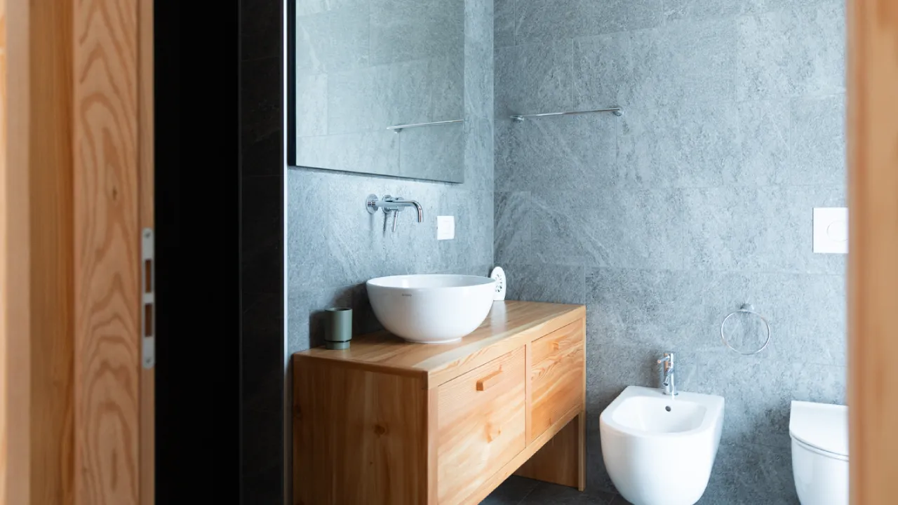 Dettagli del bagno condiviso